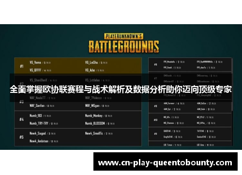 全面掌握欧协联赛程与战术解析及数据分析助你迈向顶级专家